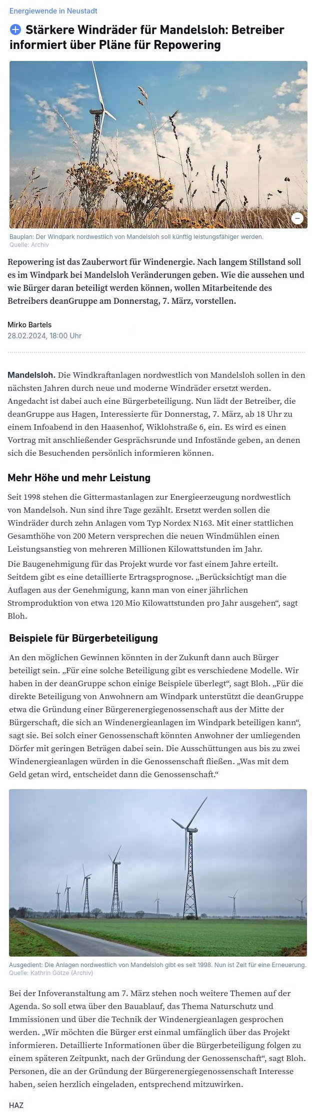 2024-02-28__Artikel_HAZ_-_Stärke_Windräder_für_Mandelsloh_-_Betreiber_informiert_über_Pläne für_Repowering__Quelle:_haz.de.jpg